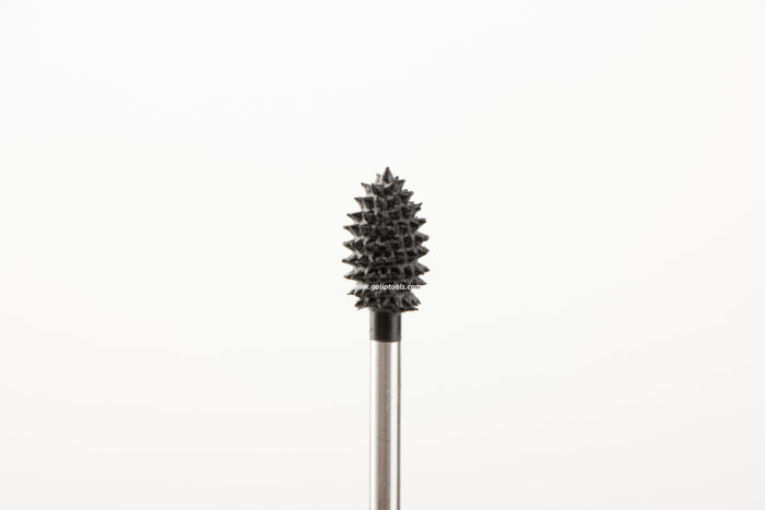 1/8" Flame Type Coarse Tungsten Carbide Rotary Burr Fit Rotary Tools for Wood Carving - Image 2