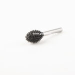 1/8" Flame Type Coarse Tungsten Carbide Rotary Burr Fit Rotary Tools for Wood Carving