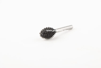 1/8" Flame Type Coarse Tungsten Carbide Rotary Burr Fit Rotary Tools for Wood Carving