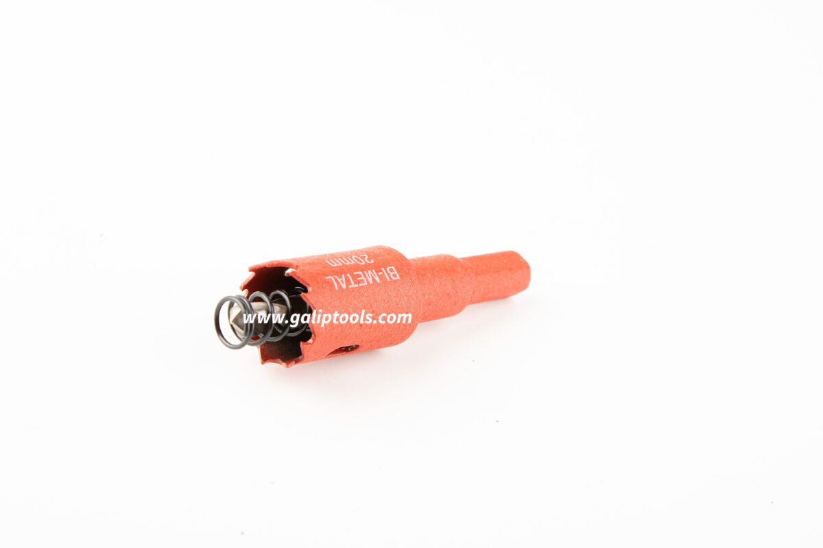 20mm Bi-Metal Hole Saw with with 1/4" Hex Shank for Easy Drilling of Wood, Plastic, Thin Metal