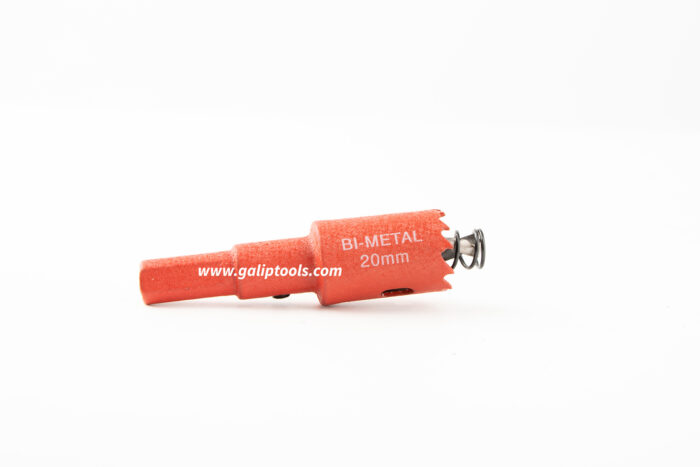 20mm Bi-Metal Hole Saw with with 1/4" Hex Shank for Easy Drilling of Wood, Plastic, Thin Metal