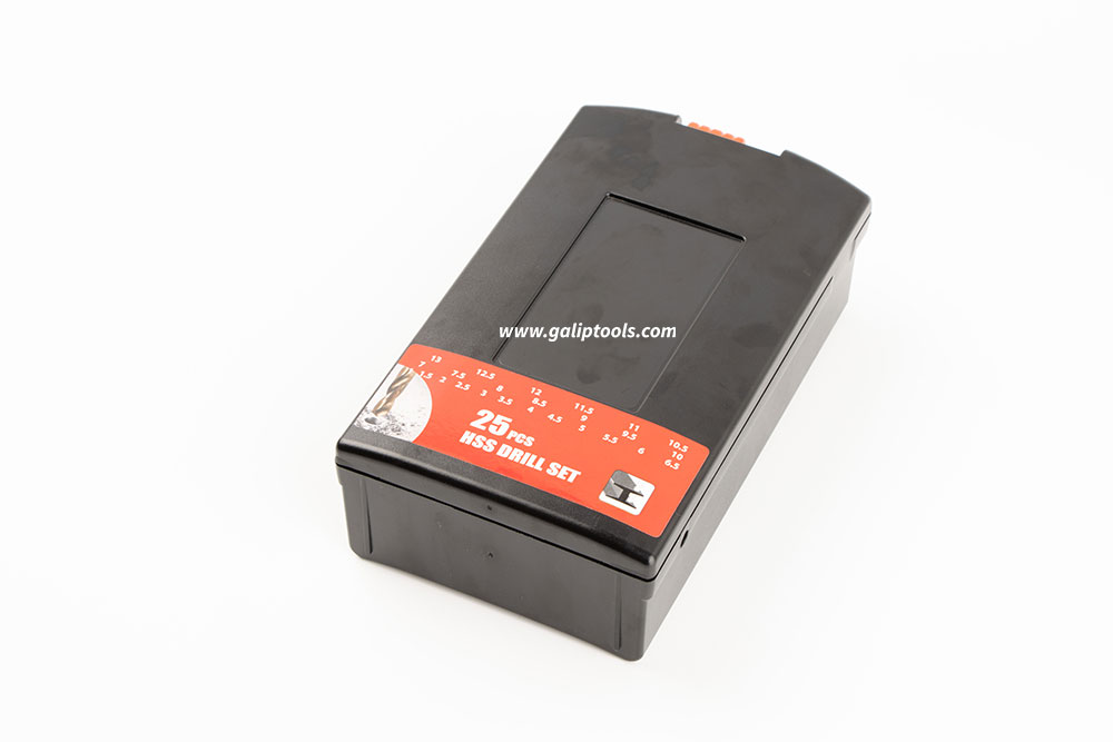 25pcs HSS drill bit with plastic box (2)